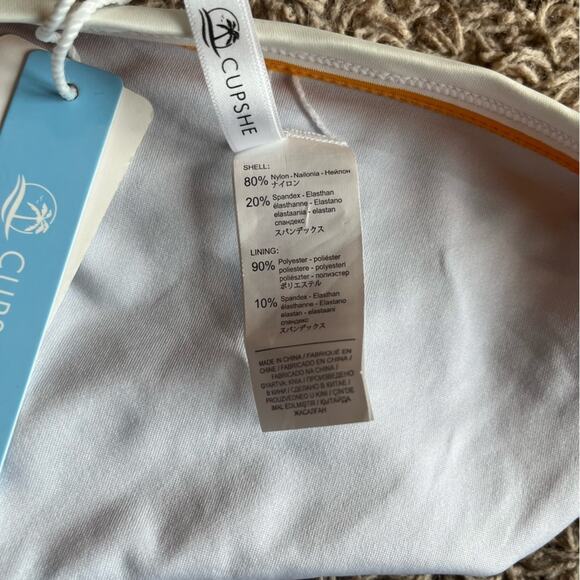 NWT! Cupshe Blue / Orange Swim Bikini Bottom Size Large - Picture 4 of 12
